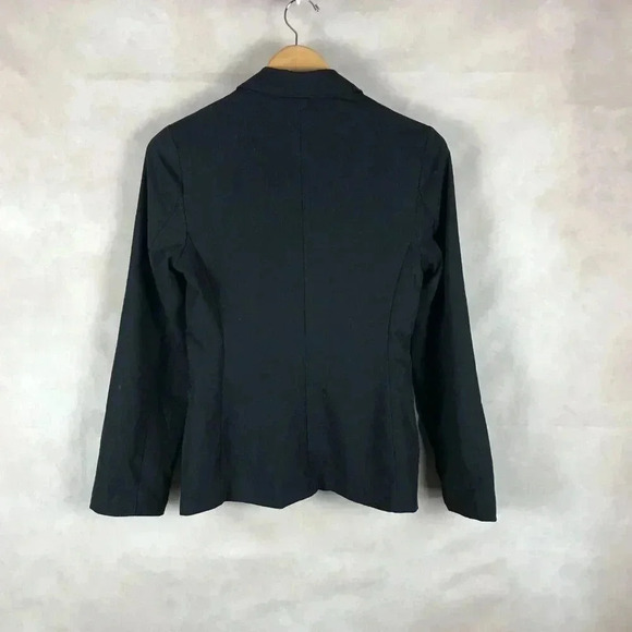 GUESS Women's Notch Collar Black Blazer Size MEDIUM - Picture 5 of 6